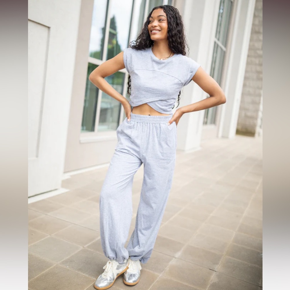 Gray Women's Lounge Set